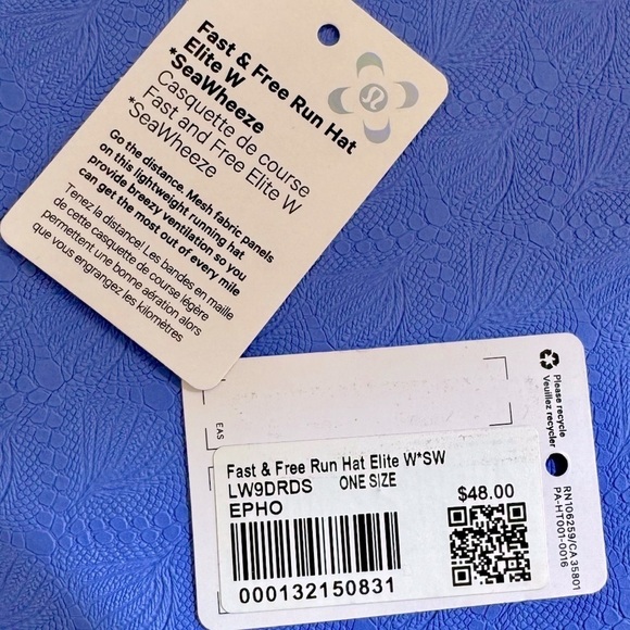 Lululemon Fast & Free Run Hat Elite SeaWheeze Euphoria Multi One Size Fits Most main image 7
